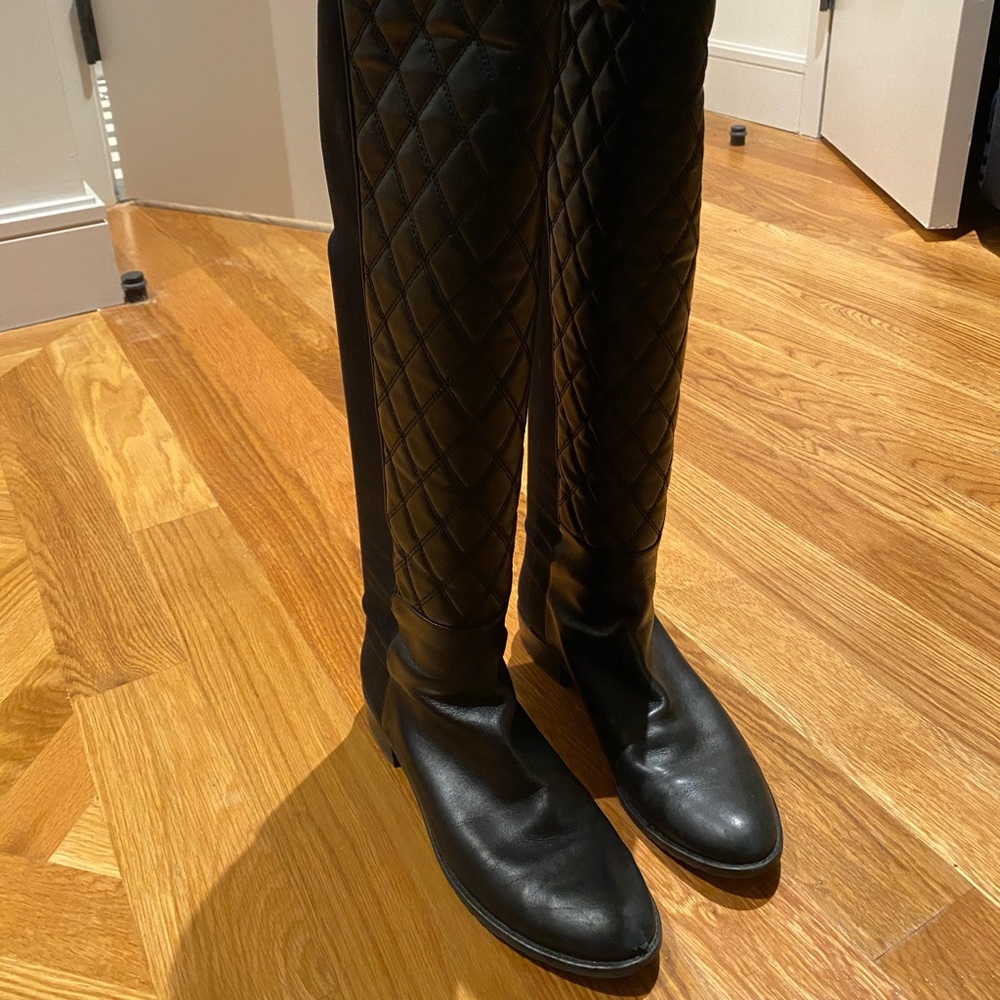 Stuart Weitzman 50/50 with quilted pattern